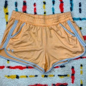 Light Orange UnderArmour Shorts